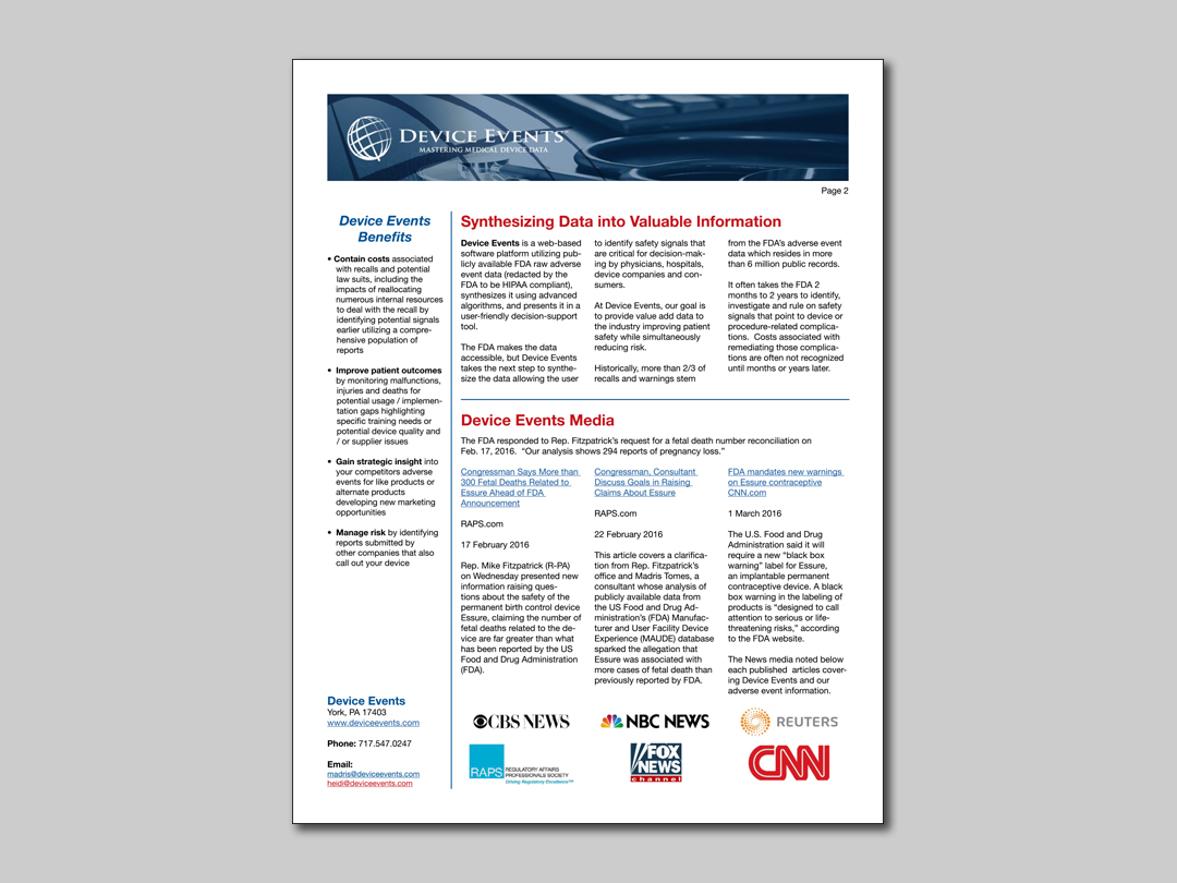 Device Events Newsletter 2 BrandON
