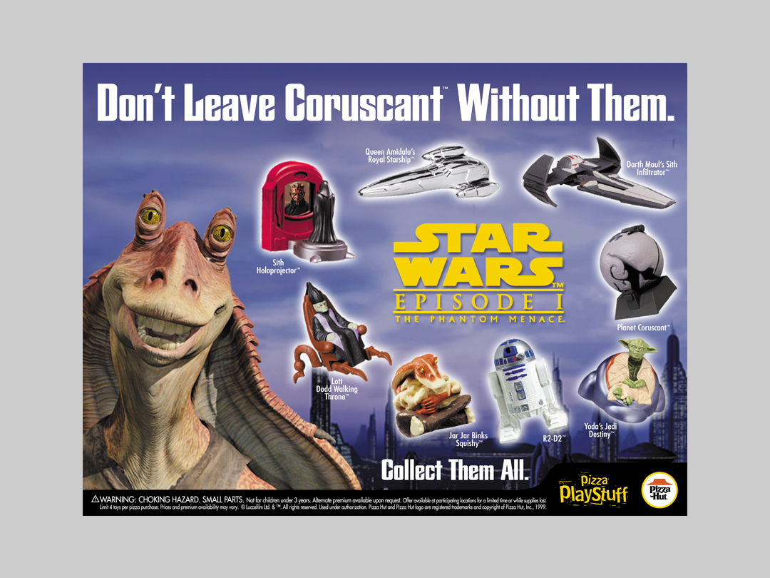 pizza hut star wars toys